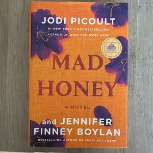Orange and Purple Hardcover Book
